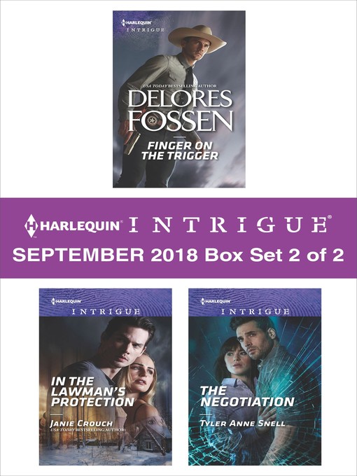 Cover image for Harlequin Intrigue September 2018, Box Set 2 of 2